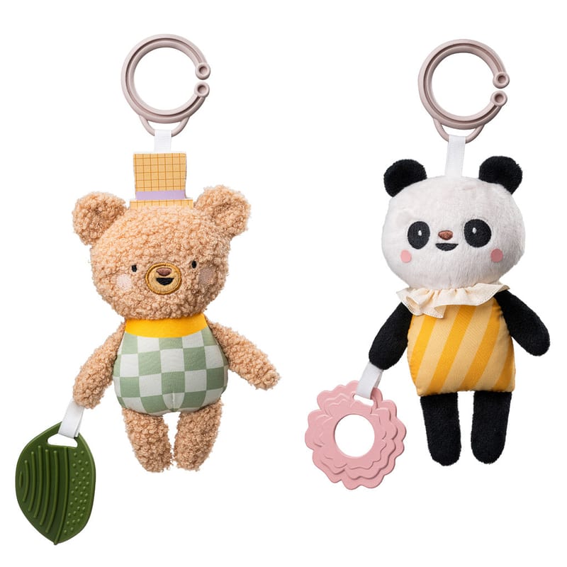 Taf Toys Baby Stroller Hanging Plush Toy with Teether | 0 months+