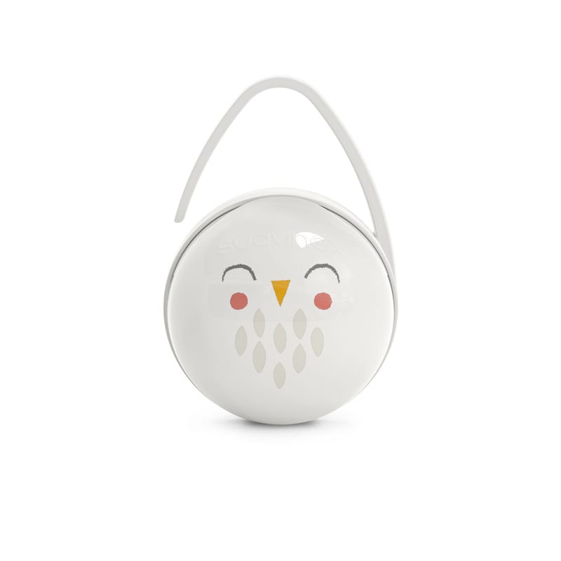 Suavinex Bonhomia Owl Soother Case - Beige