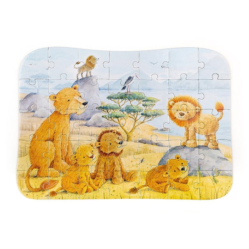 JellyCat The Very Brave Lion Puzzle