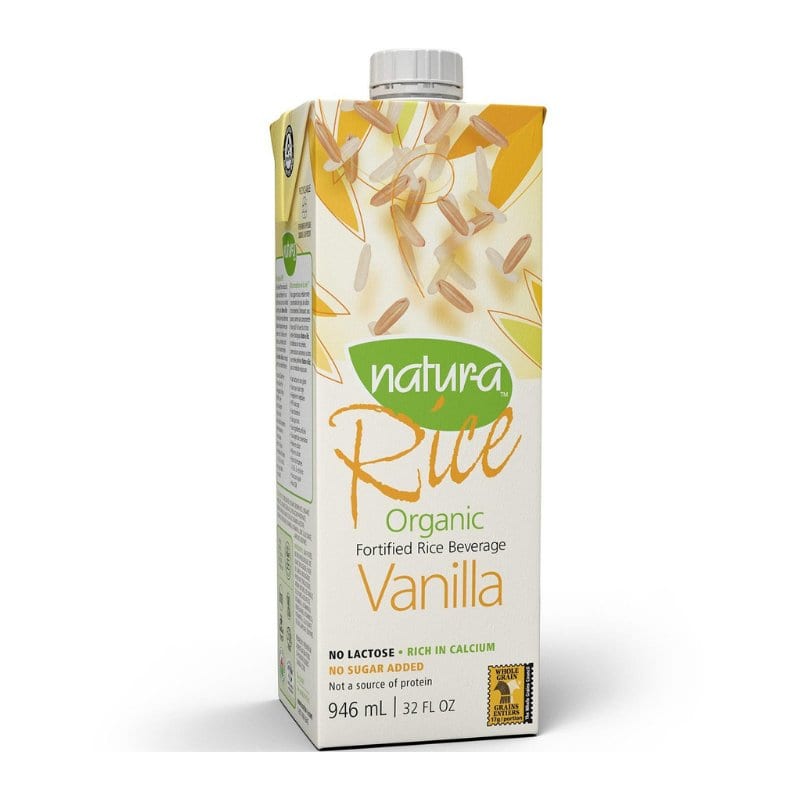 Natur-a Enriched Rice Beverage - Vanilla (Organic), 946 ml.