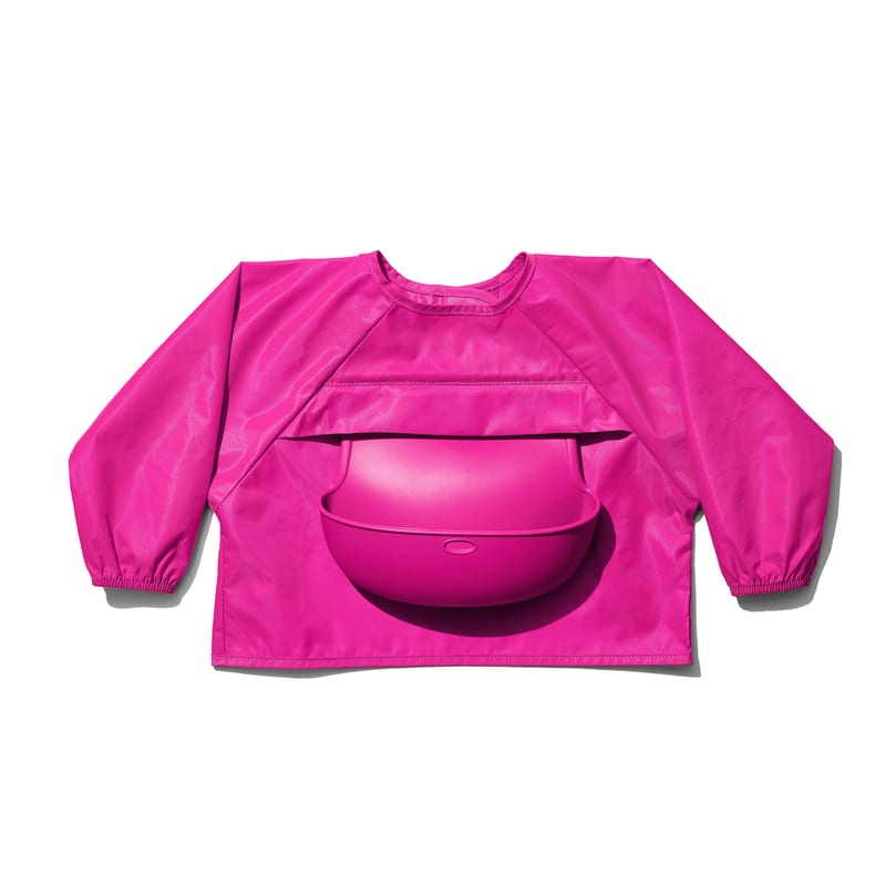 OXO Tot Sleeved Bib - Pink