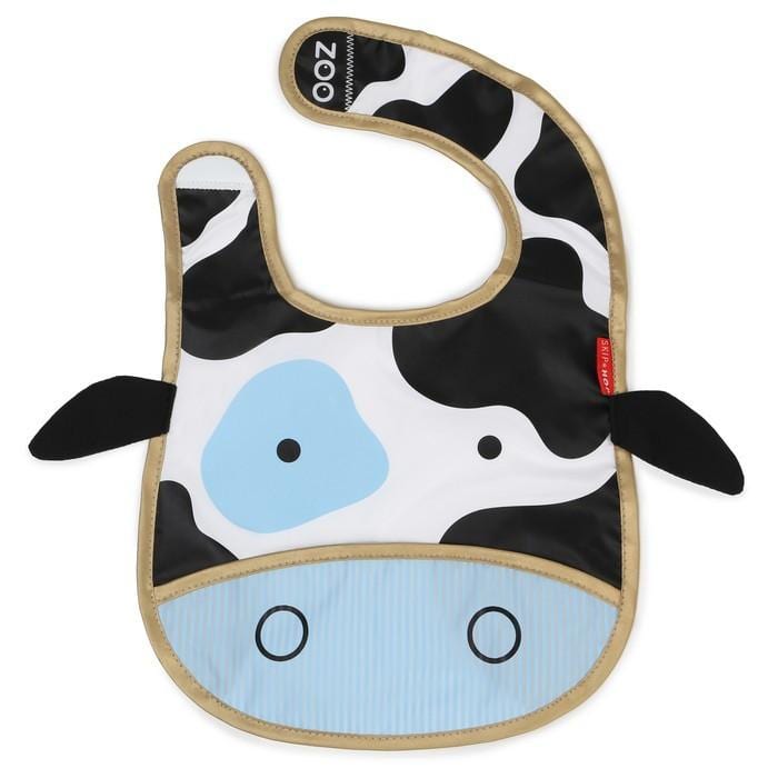 Skip Hop Zoo Tuck-Away Bib - Cow