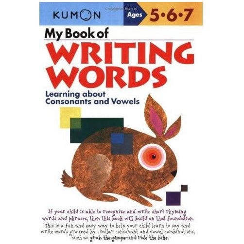 Kumon My Book of Writing Words