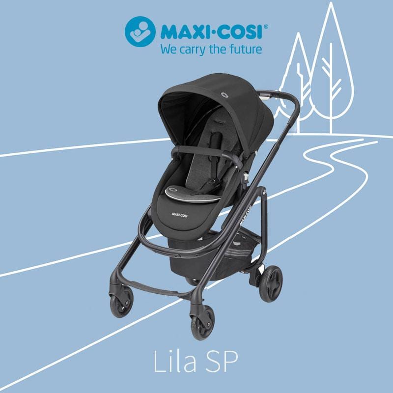Maxi-Cosi Lila SP Baby Stroller - Essential Black (Opened Set - Brand New)