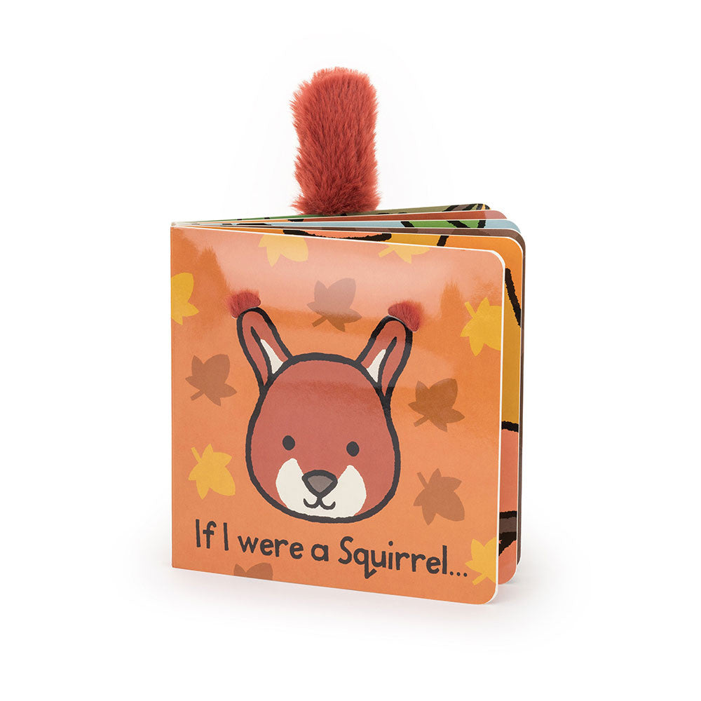 Jellycat If I Were a Squirrel Board Book (BB444SQ)