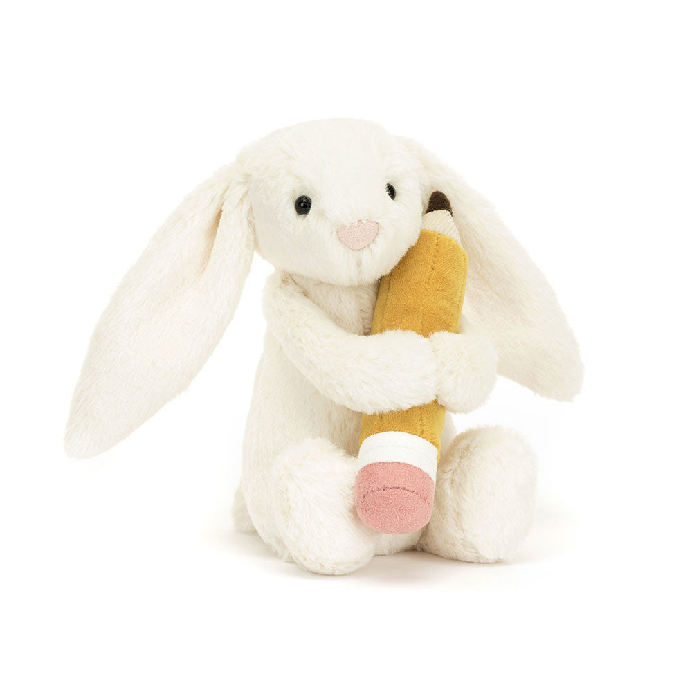 Jellycat Bashful Bunny with Pencil (BB6PEN)