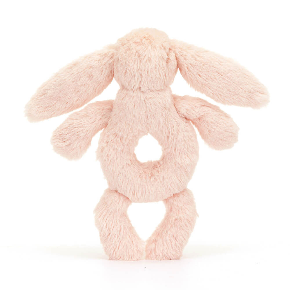 Jellycat Bashful Blush Bunny Ring Rattle (BRR4BLU)