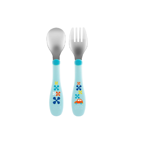 Chicco Metal Cutlery (18m+)