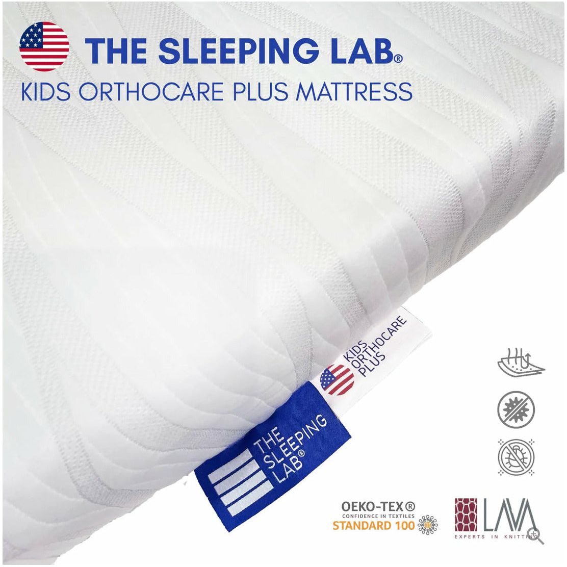 The Sleeping Lab Children's OrthoCare Plus (Micro-Tencel Fabric) Mattress 12cm