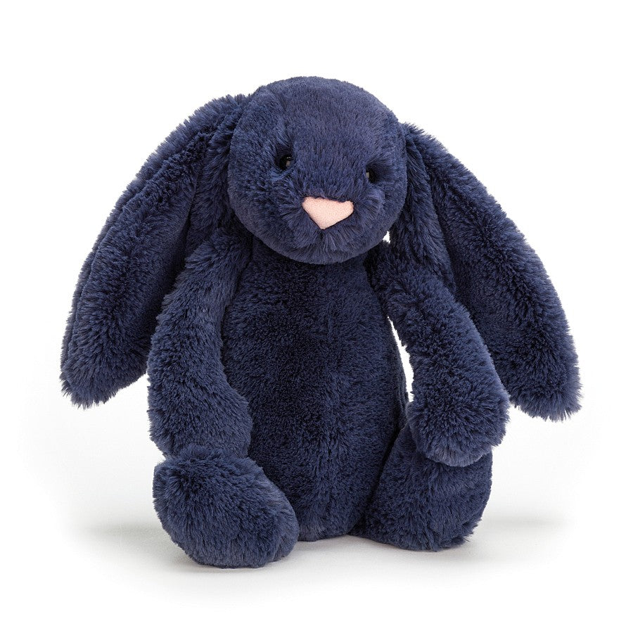 Jellycat Bashful Navy Bunny - Small H18cm