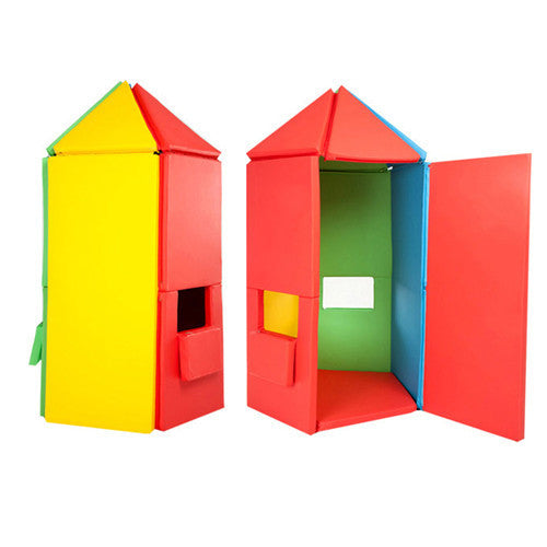 Foldaway Castle Play Set (Rainbow) | Little Baby.