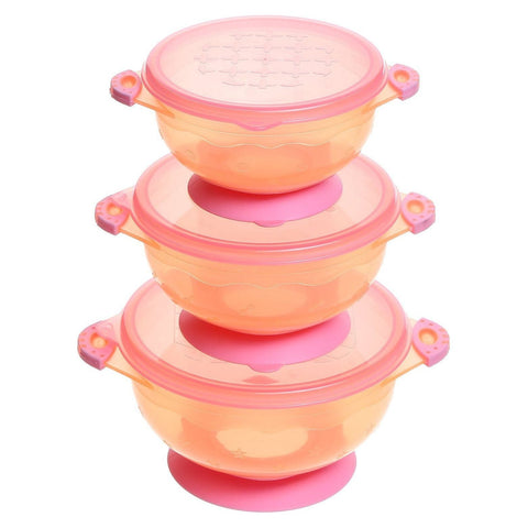 Stay Put Suction Bowls, 3pk