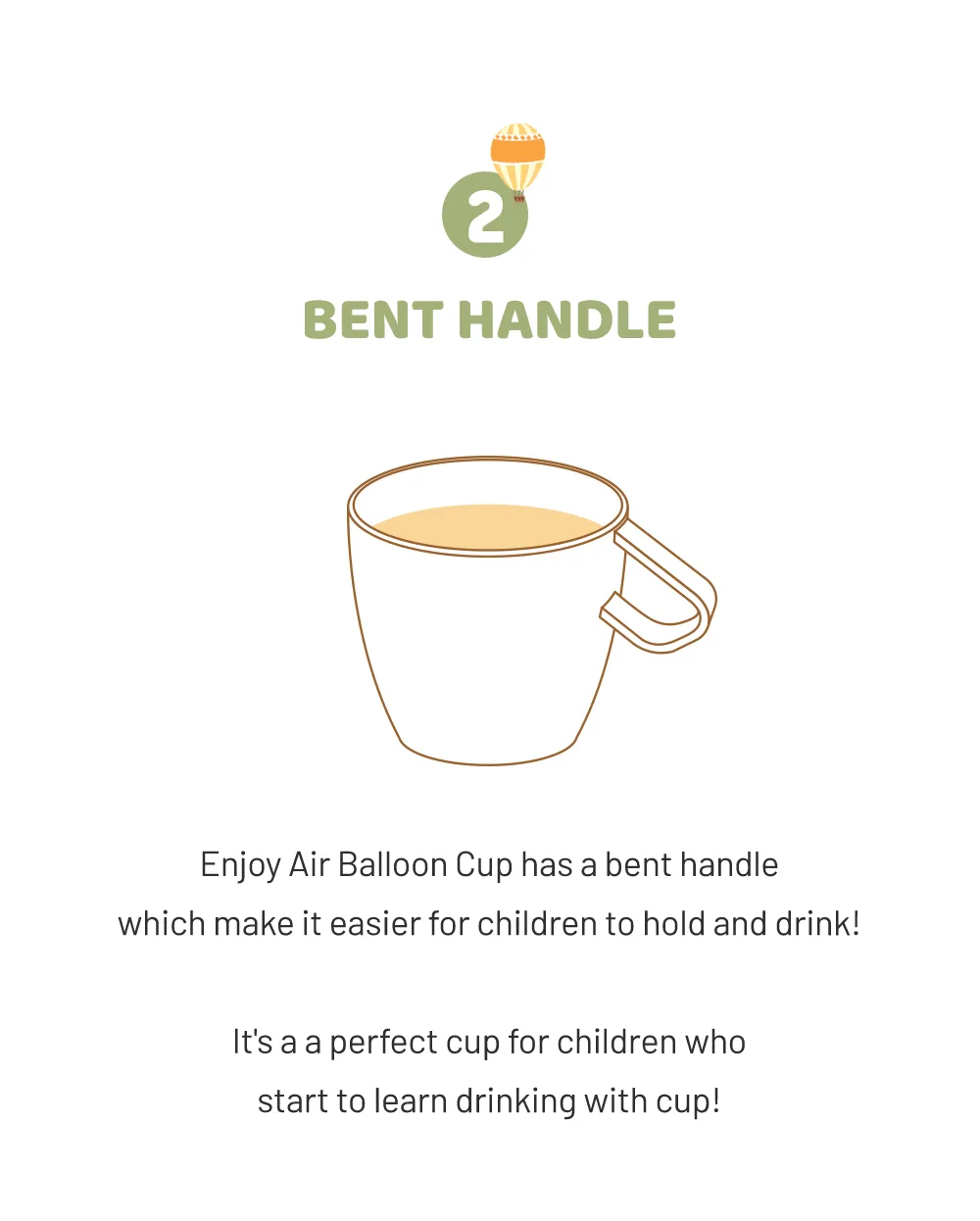 Mother's Corn Enjoy Air Balloon Cup Kids Cup
