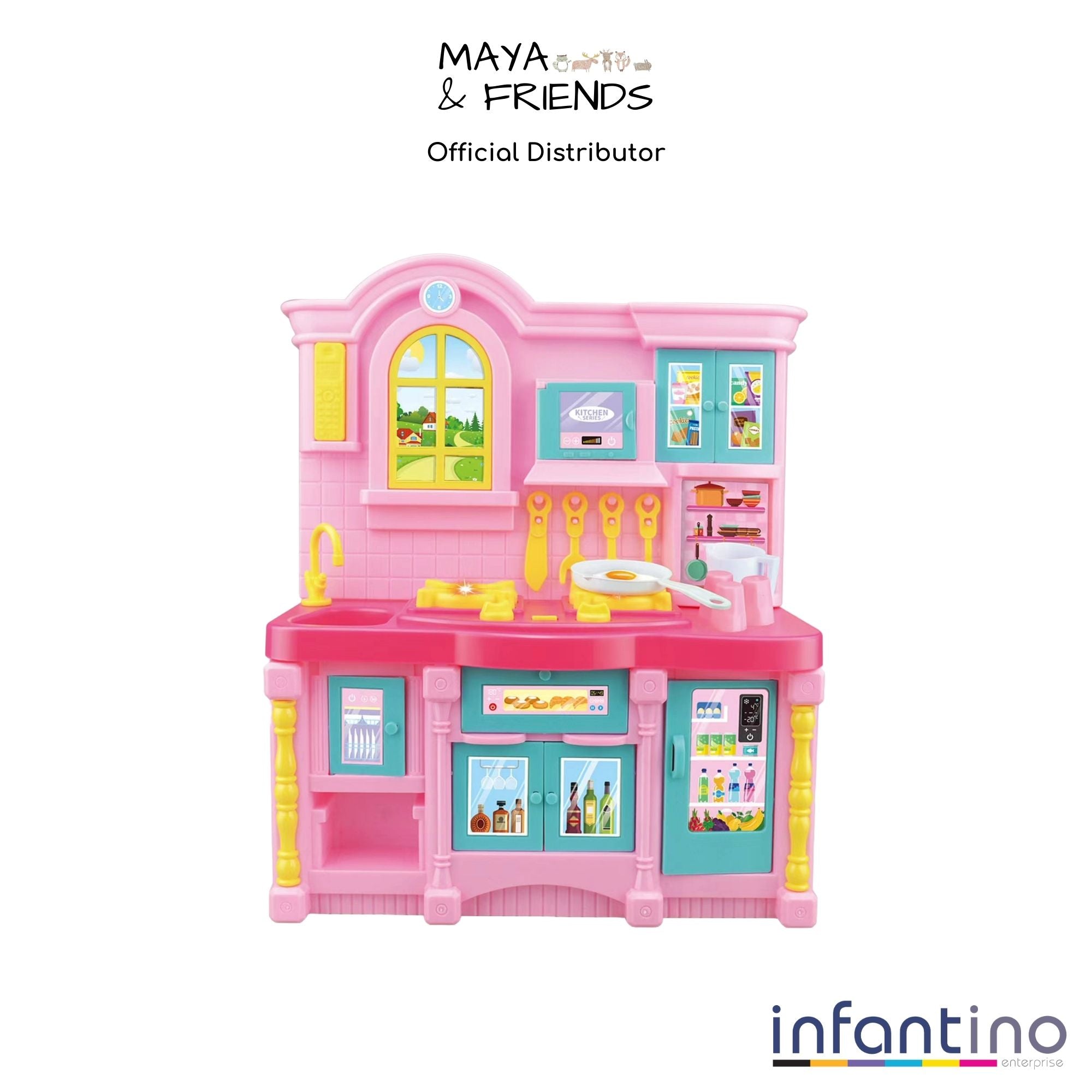 Maya & Friends Kitchen Play Set With Light And Music