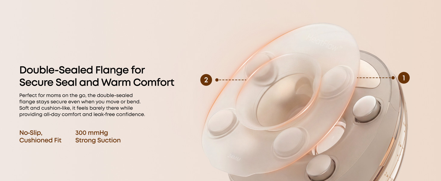 eufy S2 Pro double-sealed flange with no-slip cushioned fit and 300 mmHg suction