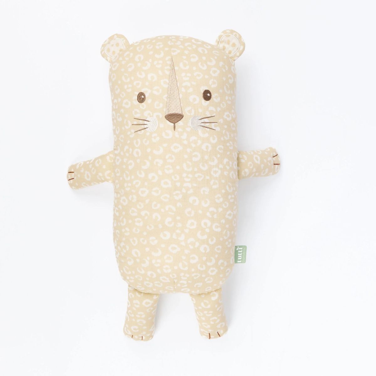 Tutti Bambini Soft Leopard Cuddle Cushion - Love Cats