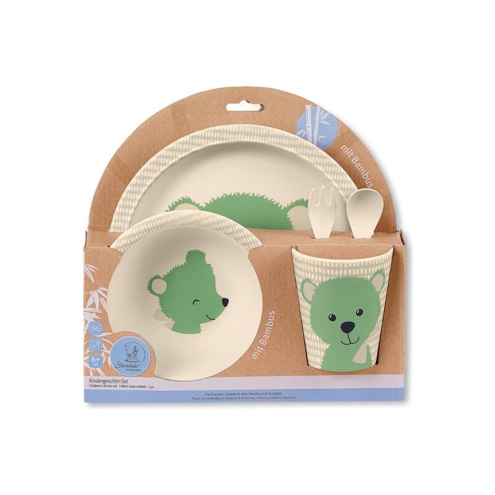 Sterntaler Bamboo Tableware Set- Baylee Green