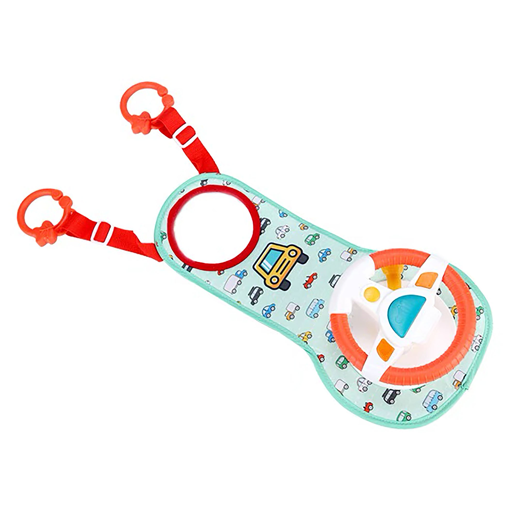 Lucky Baby 604281 Interactive On The Go Deluxe Steering Wheel W/Mirror