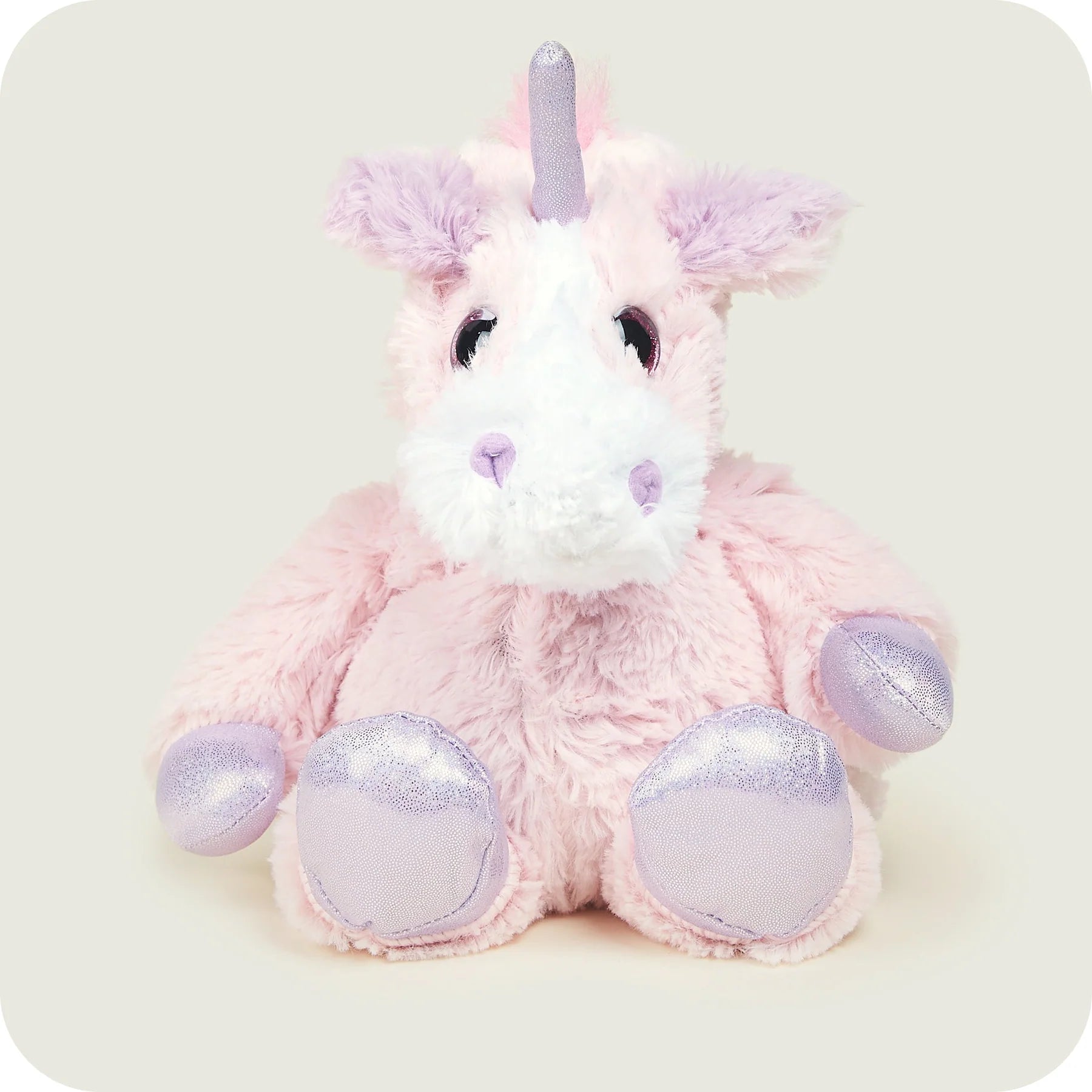 Warmies Soft Toy Iridescent Pink Unicorn