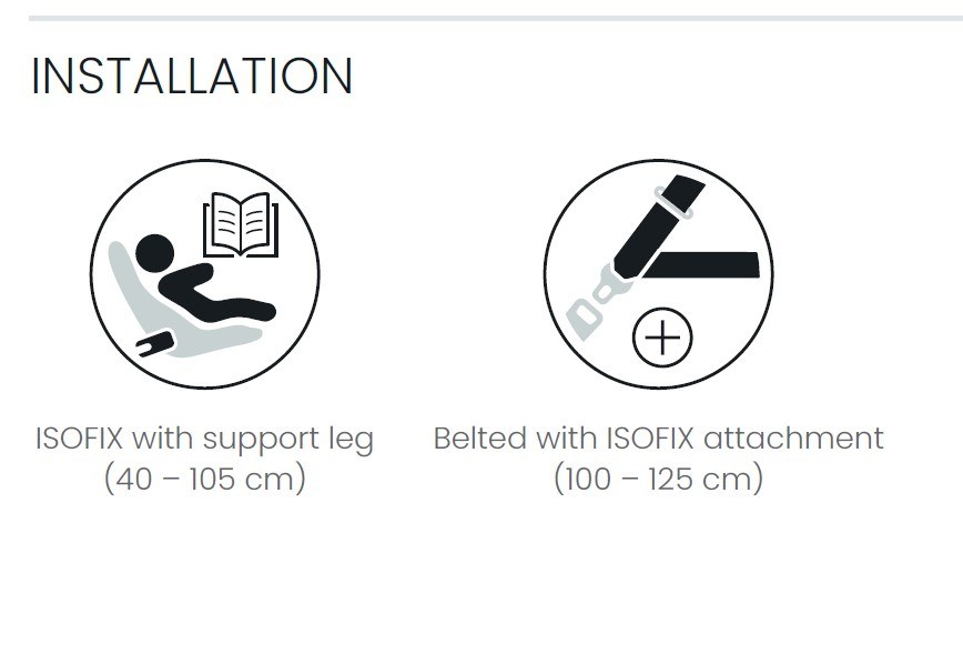 Britax Swivel-Grow Max Air Car Seat — MULTI-RECLINE POSITIONS