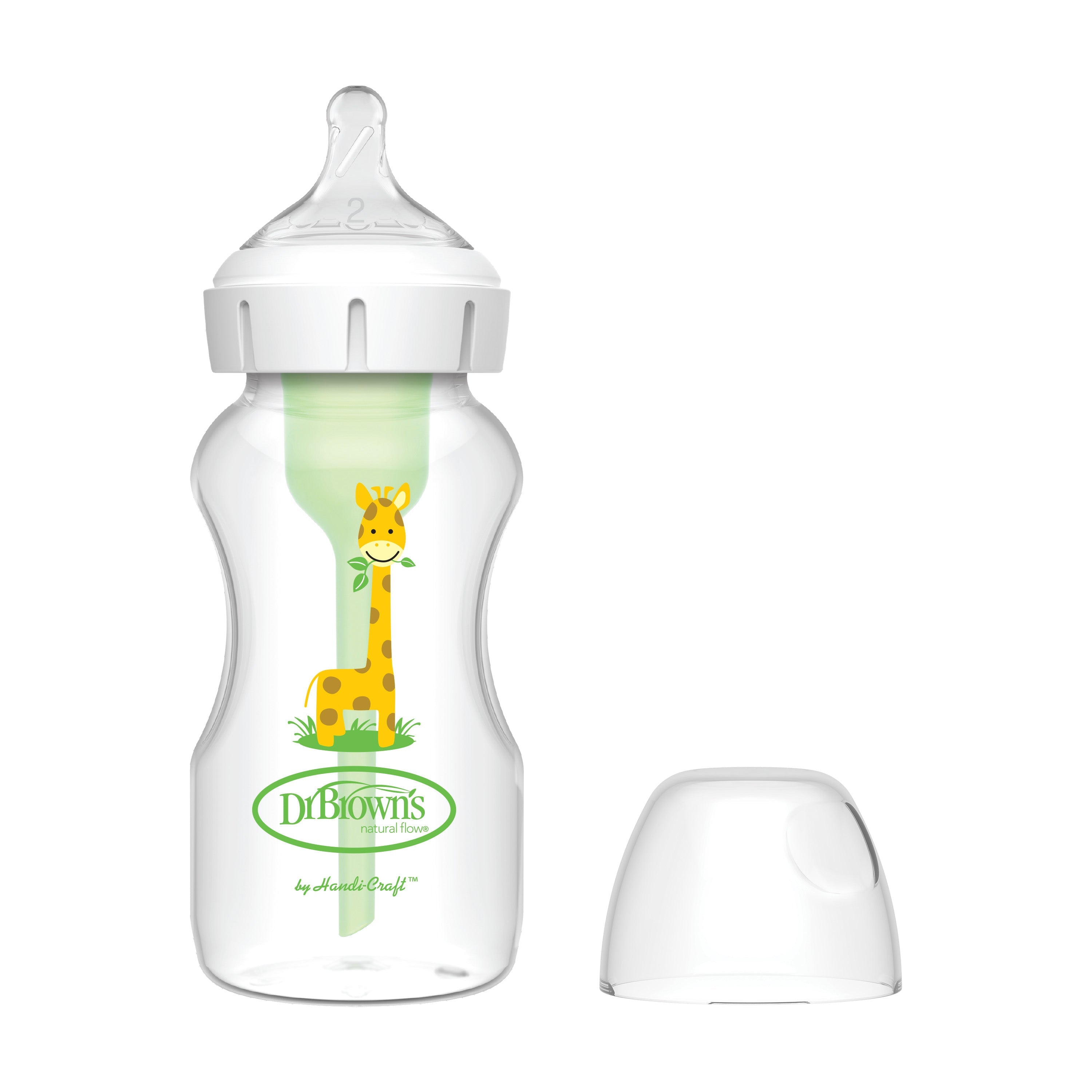 Dr. Brown's Options+ Wide-Neck Baby Bottle 270ml Giraffe