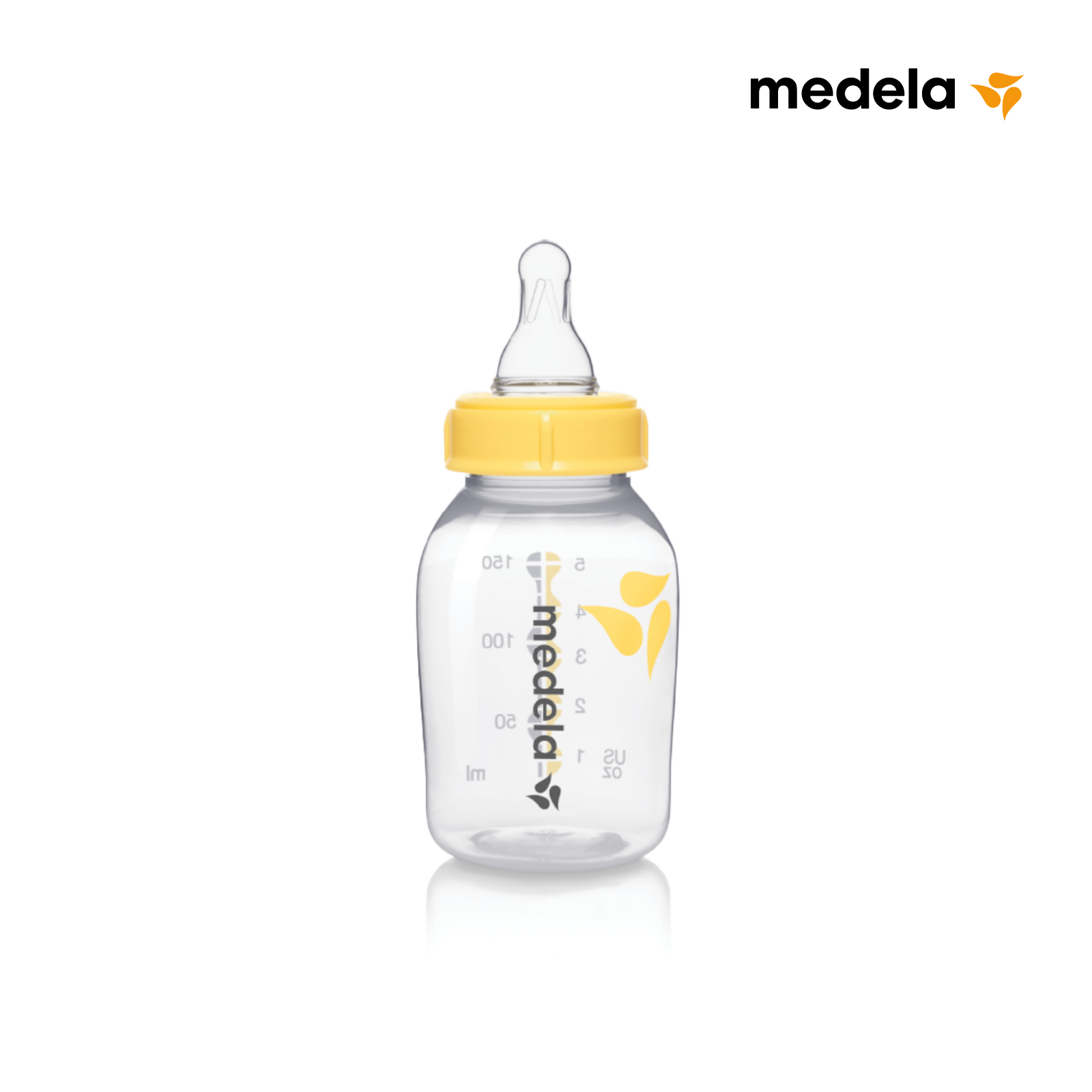 Medela NaturalFlow Feeding Bottle 150ml Capacity With Slow Teat