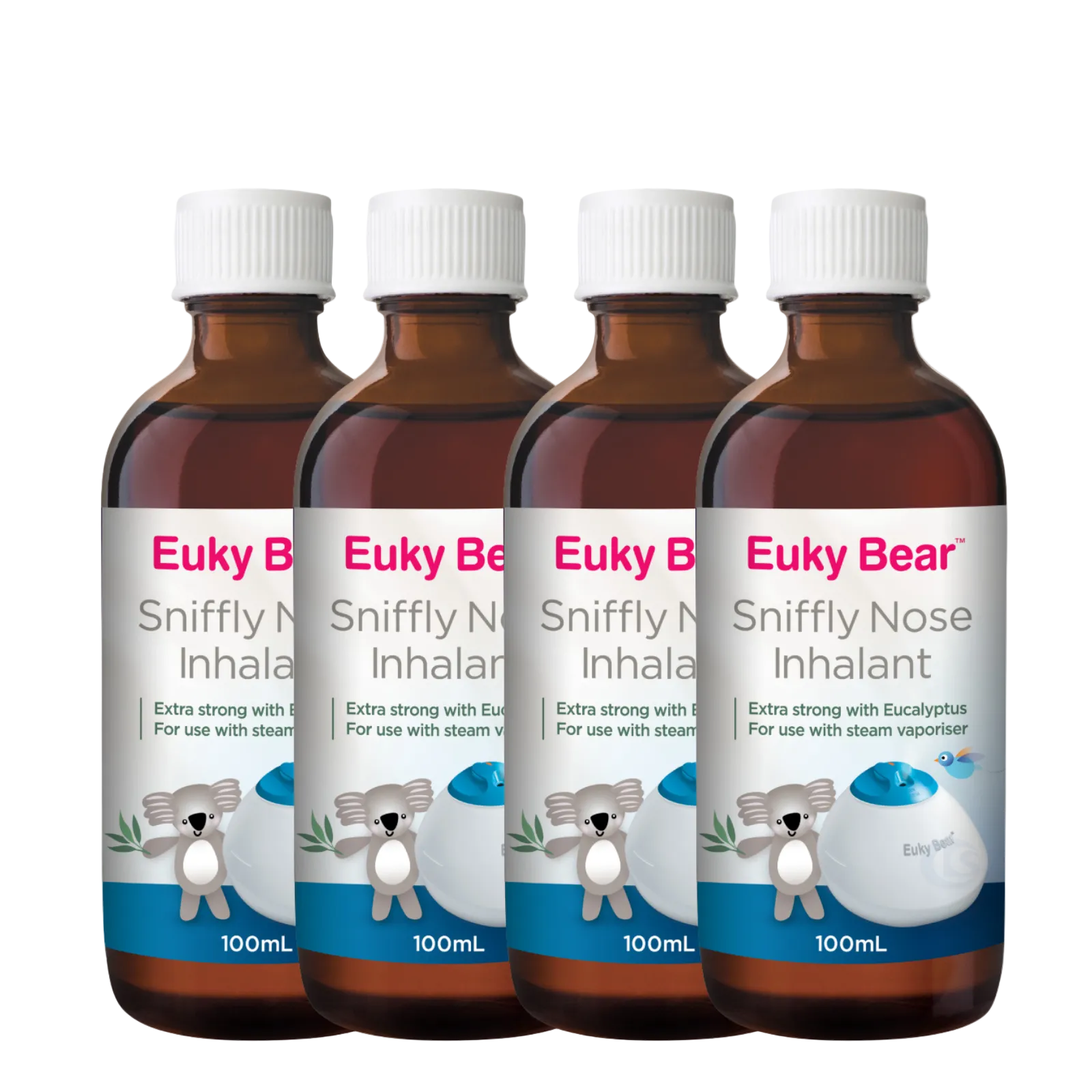 Euky Bear Sniffly Nose Inhalant 100ml (Pack of 4)