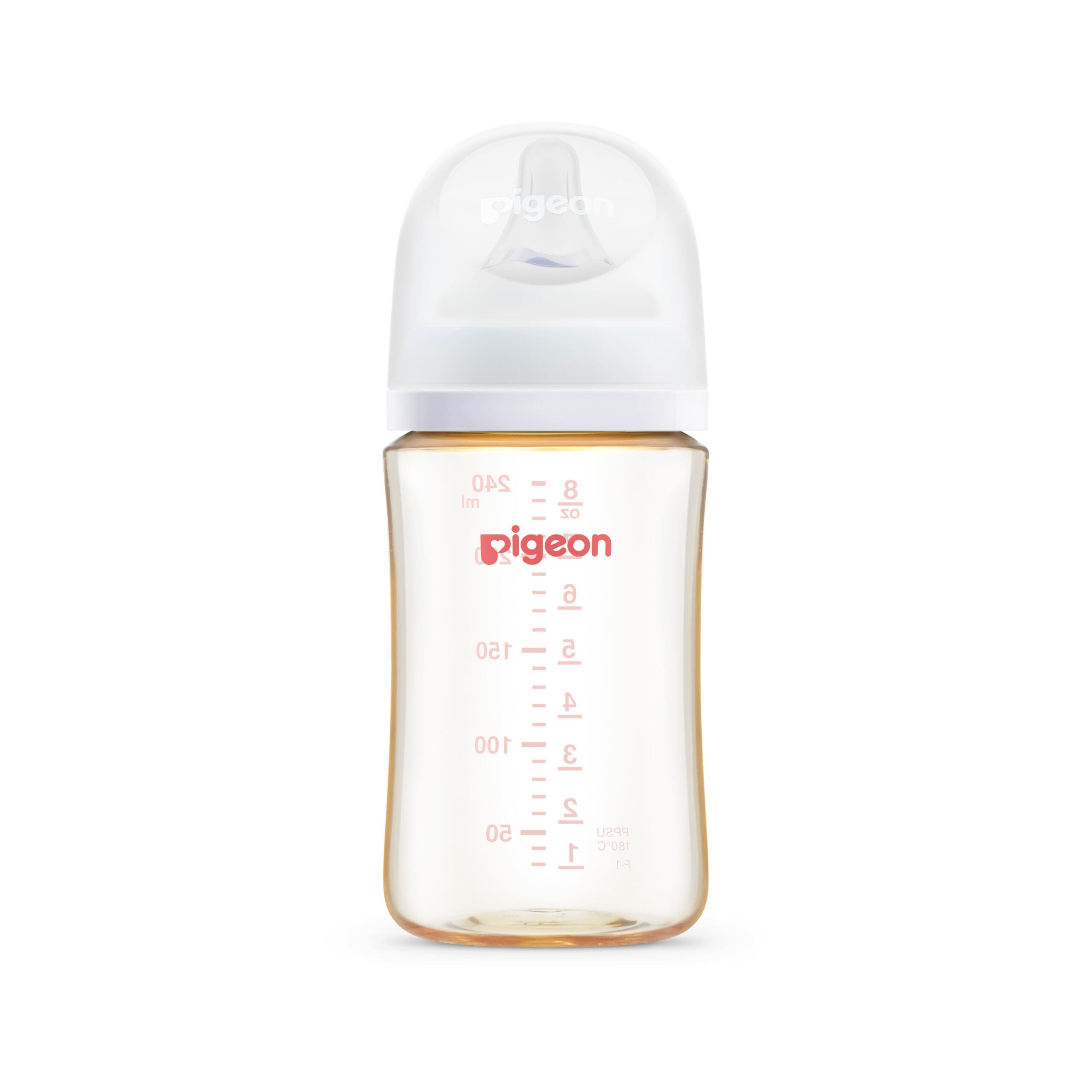 Pigeon SofTouch Nursing Bottle PPSU 240ml M-Size Nipple