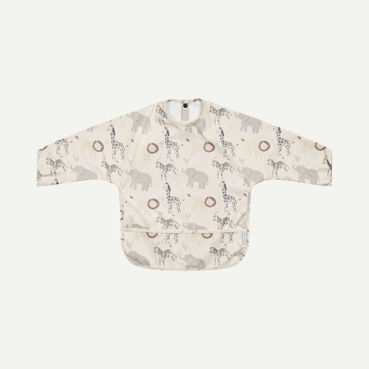 Elly Milley PlayKidz Tablier Wearable Bib & Waterproof - Safari