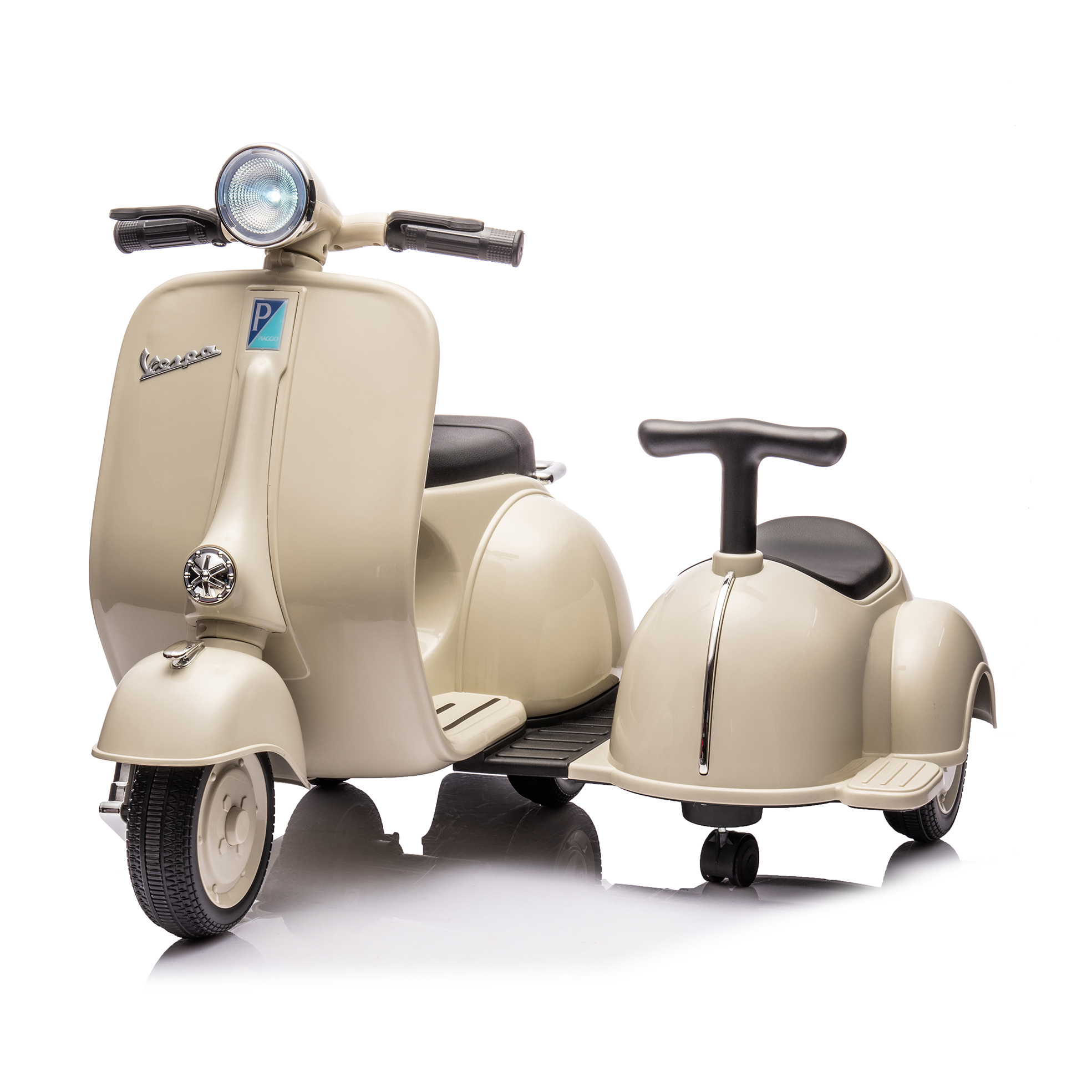 Lucky Baby 502556 Vespa 150 VL1T (1955) Electric Twin Ride On Motorcycle (4 Colour Option)