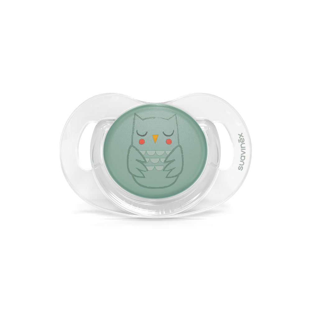 Suavinex Bonhomia Owl SX Pro Soother 0-6 Months - Green