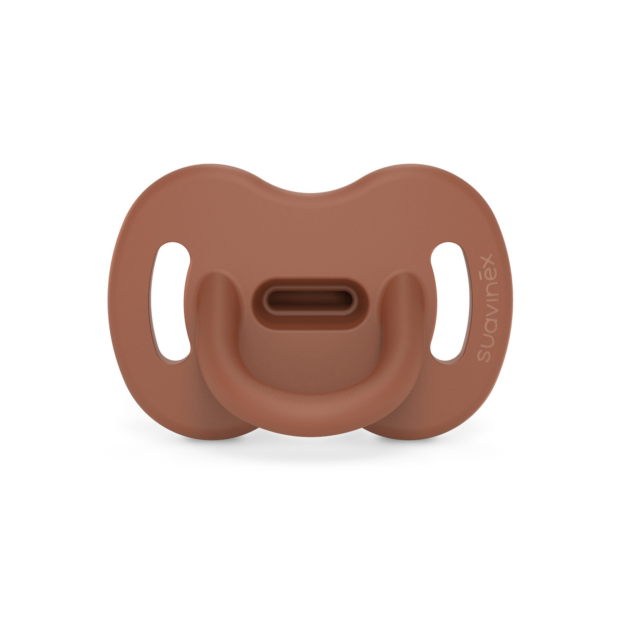 Suavinex Colour Essence All Silicone SX Pro Soother 6-18 Months - Brick Red