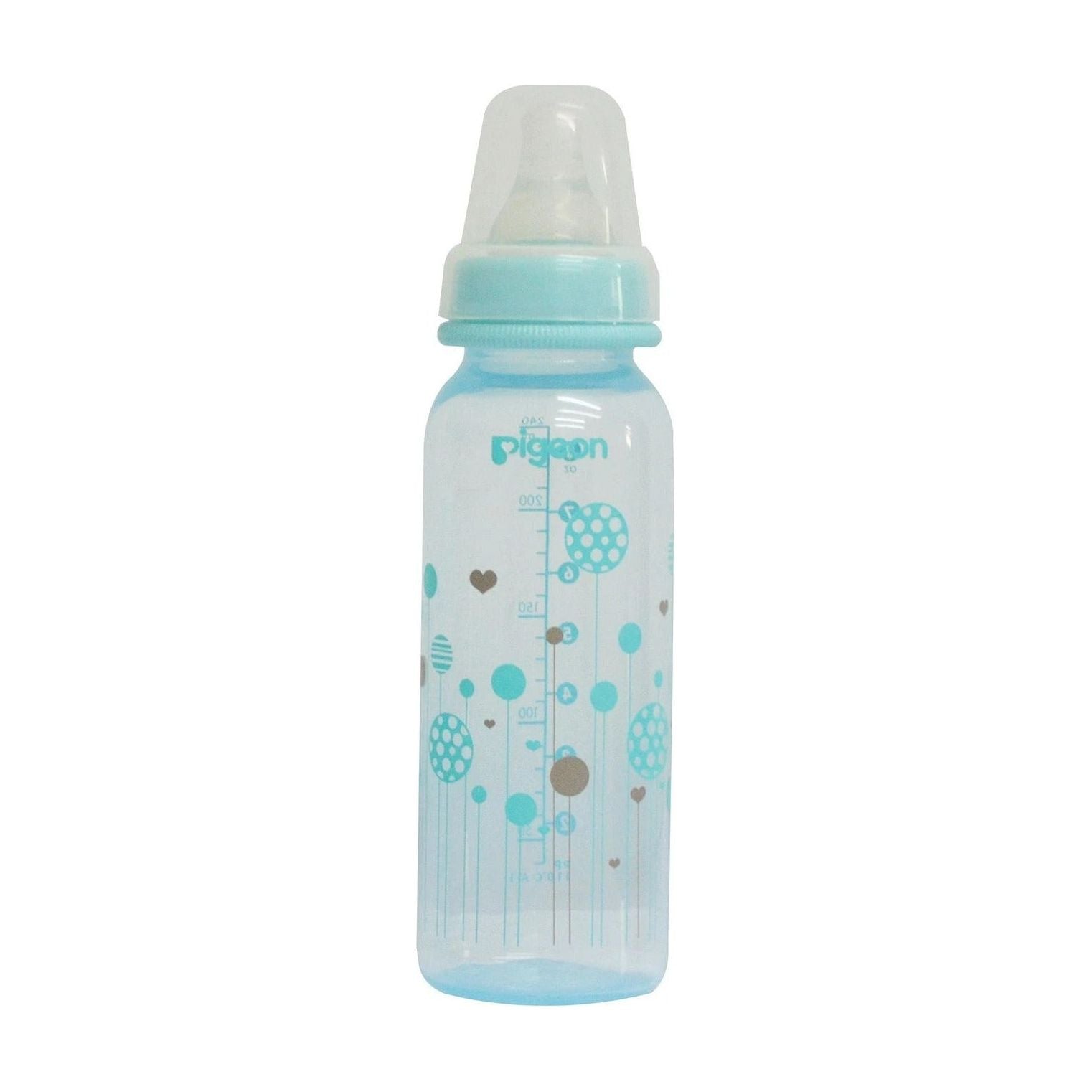 Pigeon Flexible Peristaltic Nipple Clear RPP 240ml-M-Blue