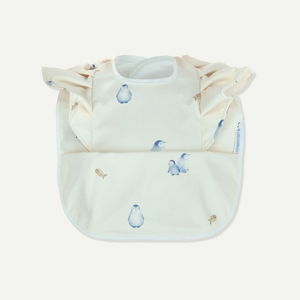 Elly Milley PlayKidz Bulle Ruffled Bib - Penguin