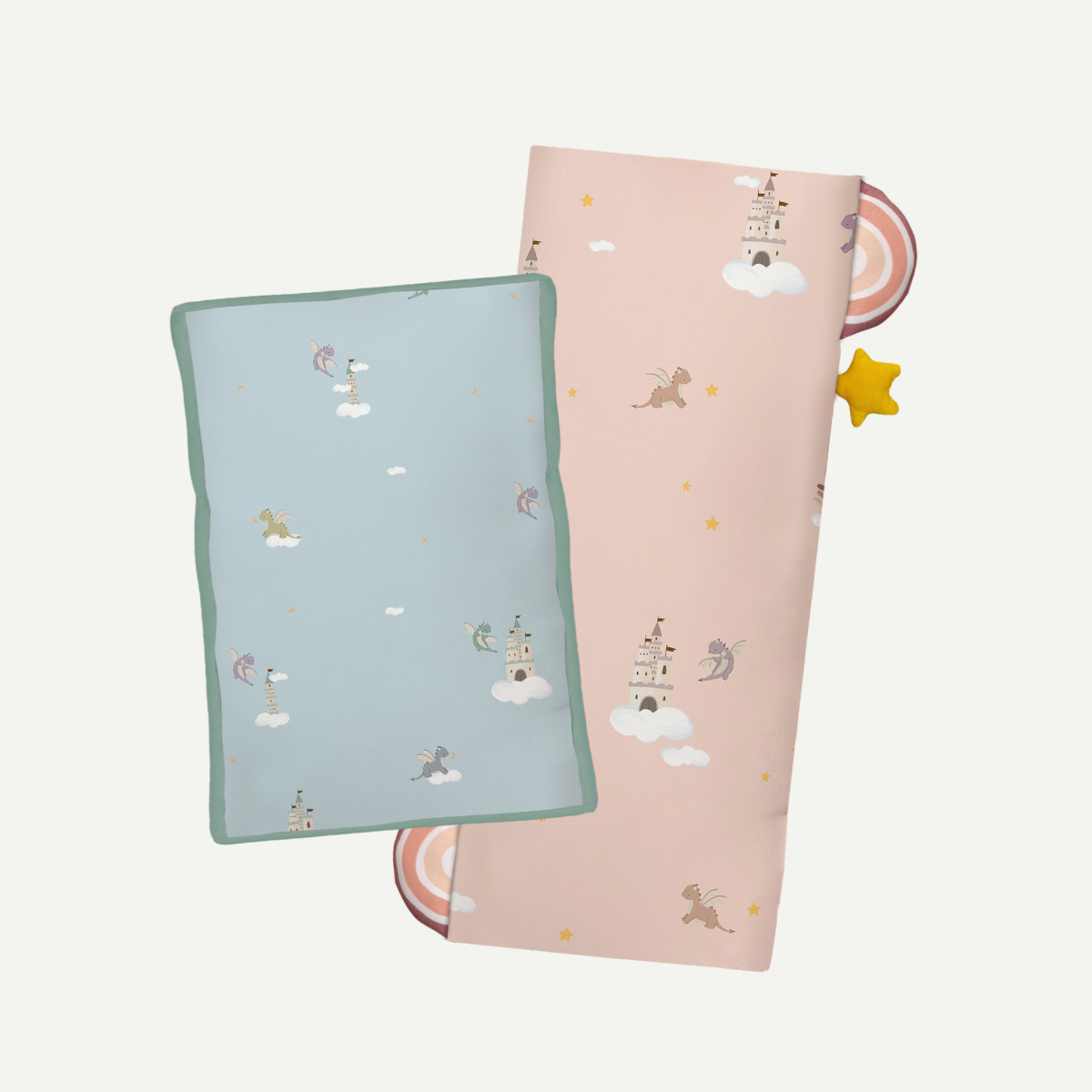 Elly Milley BUNDLE Signature Air Bamboo™ BFF Large Pillow & Head Pillow / Toddler Set