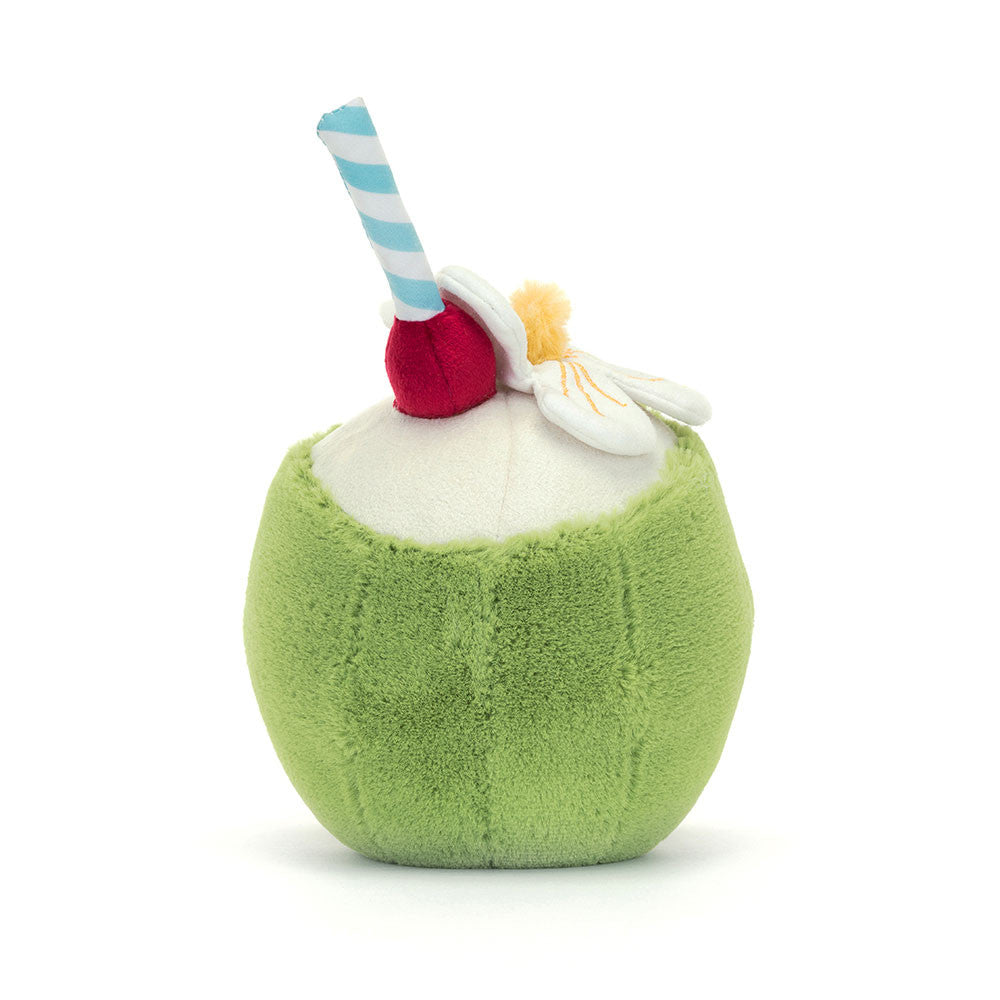  Aruba Coconut ぬいぐるみ ココナッツジュース　花 Jellycat Amuseables Aruba Coconut | Little Baby Singapore