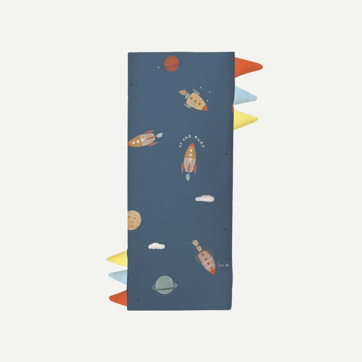 Elly Milley (PILLOW & CASE) Signature Air Bamboo™ Bedtime First Friend BFF Pillow - Space Ship