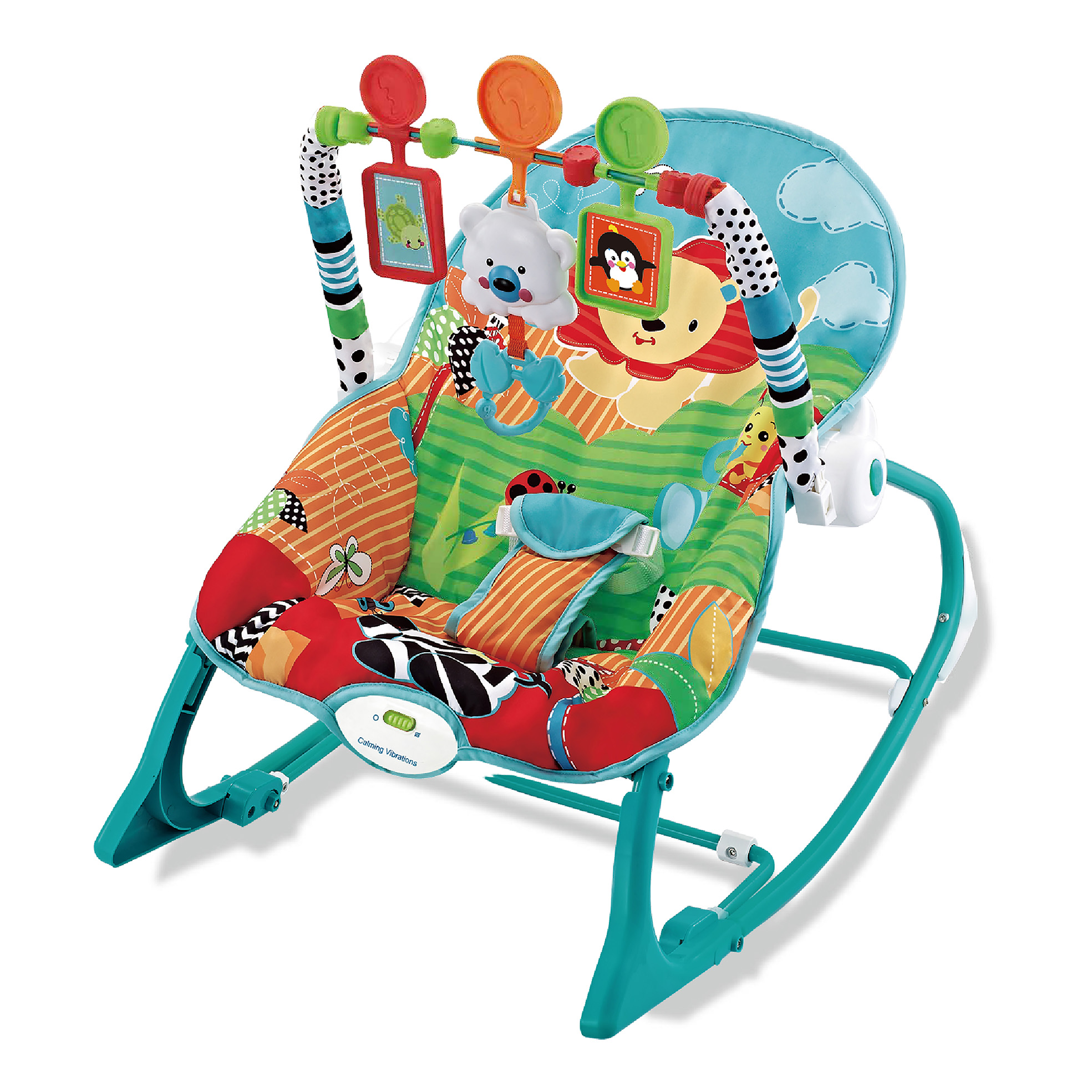 Lucky baby 511275 Infant to Toddler Rocker (Vibration/Music) – Lion