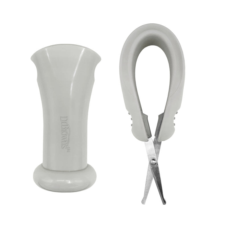 DR. BROWN'S Safe Squeeze Nail Scissors