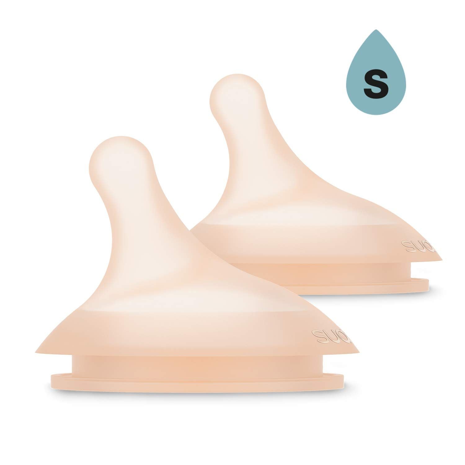 Suavinex Zero Zero Silicone Teat x 2 - Slow Flow 0M