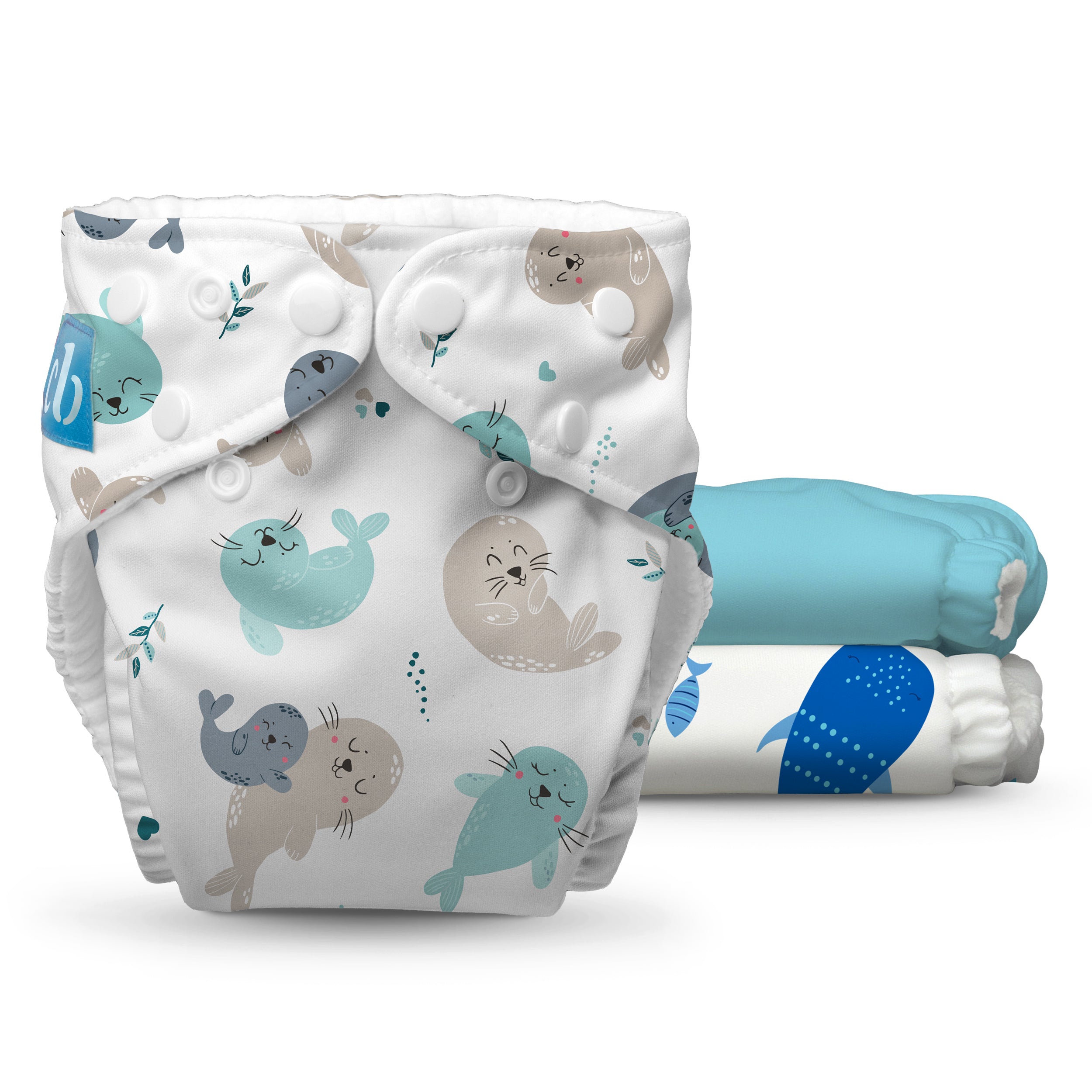 3 Pack - Reusable Cloth Diapers One Size