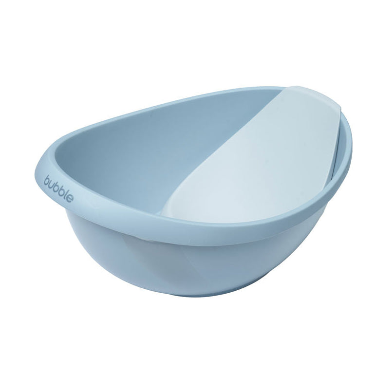 Bubble Cuddle Bath with Newborn Support Insert - Cashmere Blue