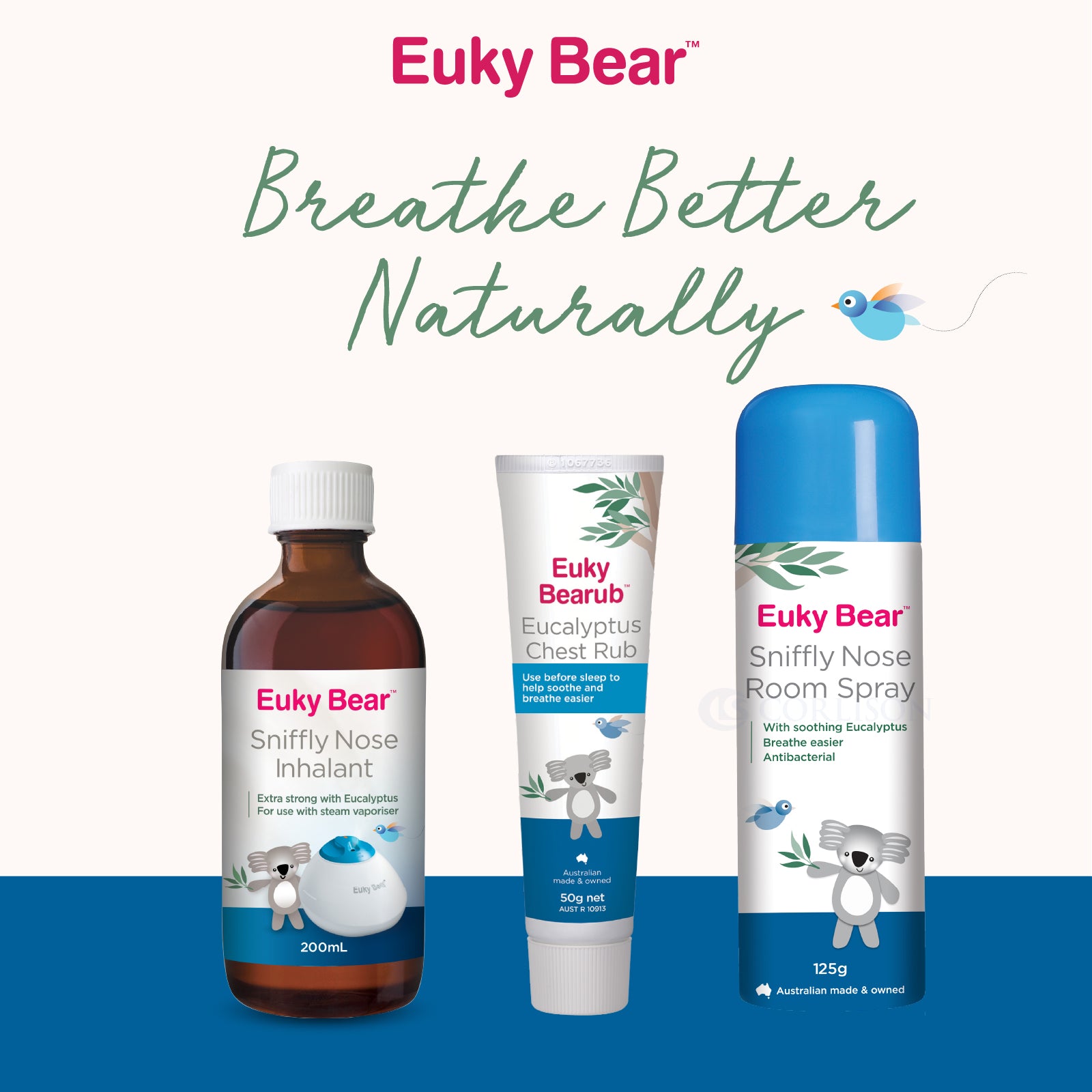 Euky Bear Sniffly Nose Relief Bundle