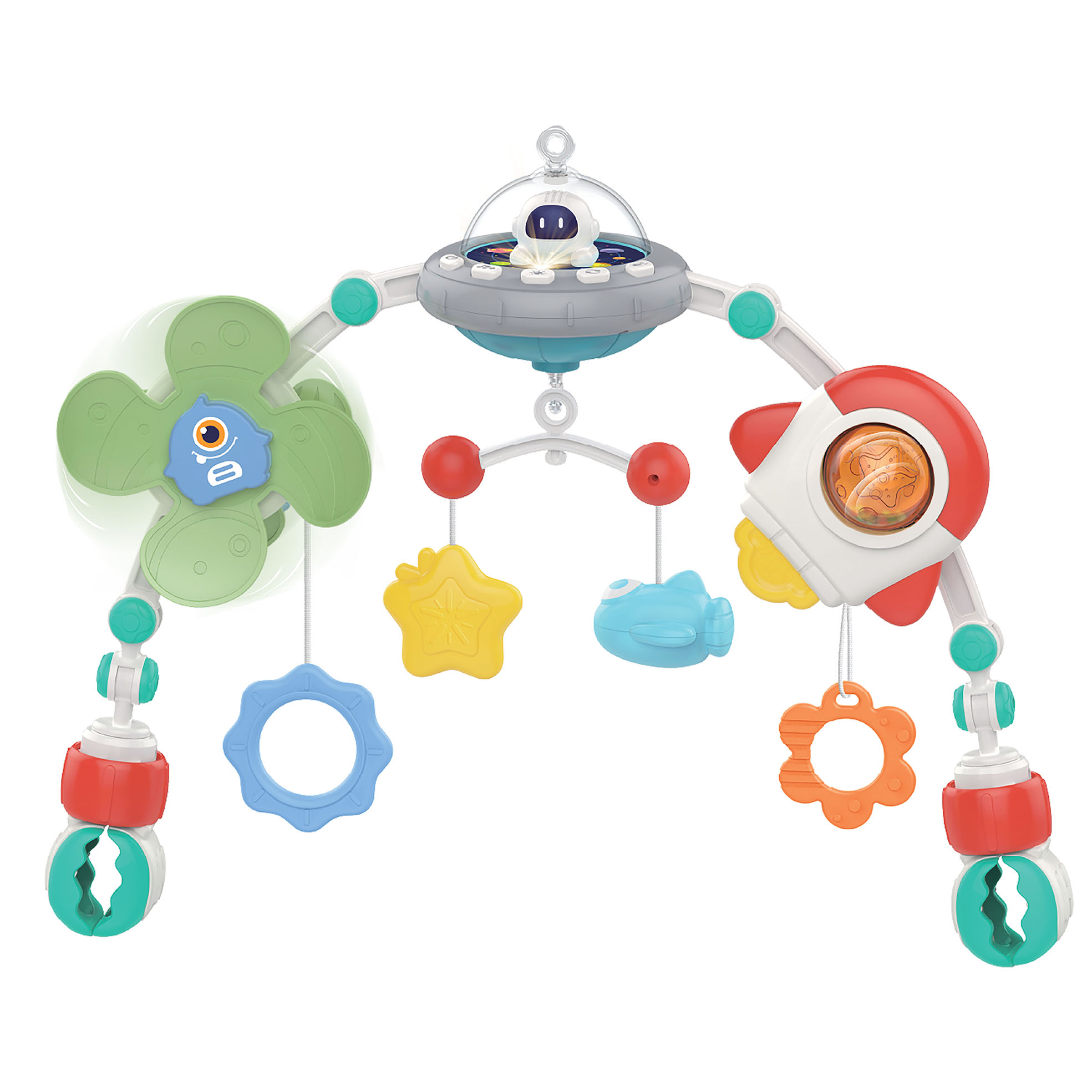 Lucky Baby 604328 Travel Play Musical Arch on Stroller/Crib/Carseat