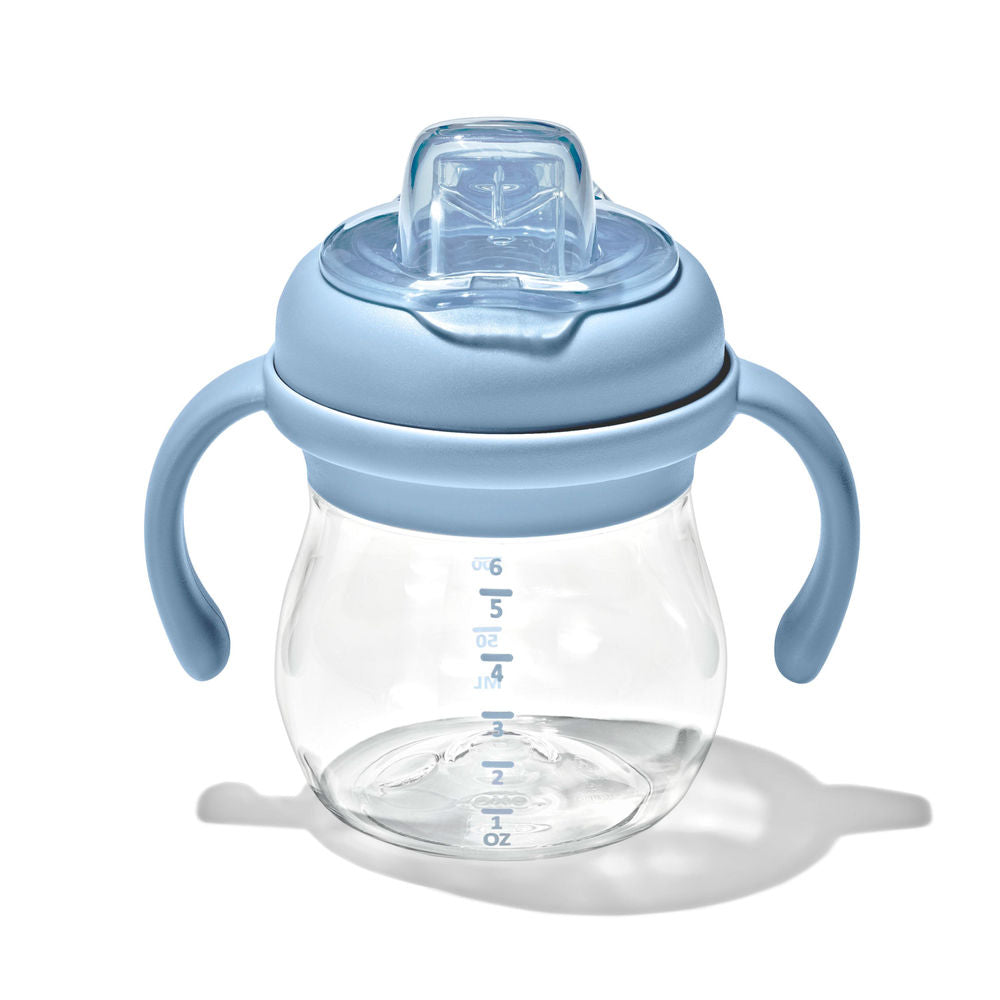 OXO Tot Transitions Soft Spout Sippy Cup With Removable Handles 6oz - Dusk
