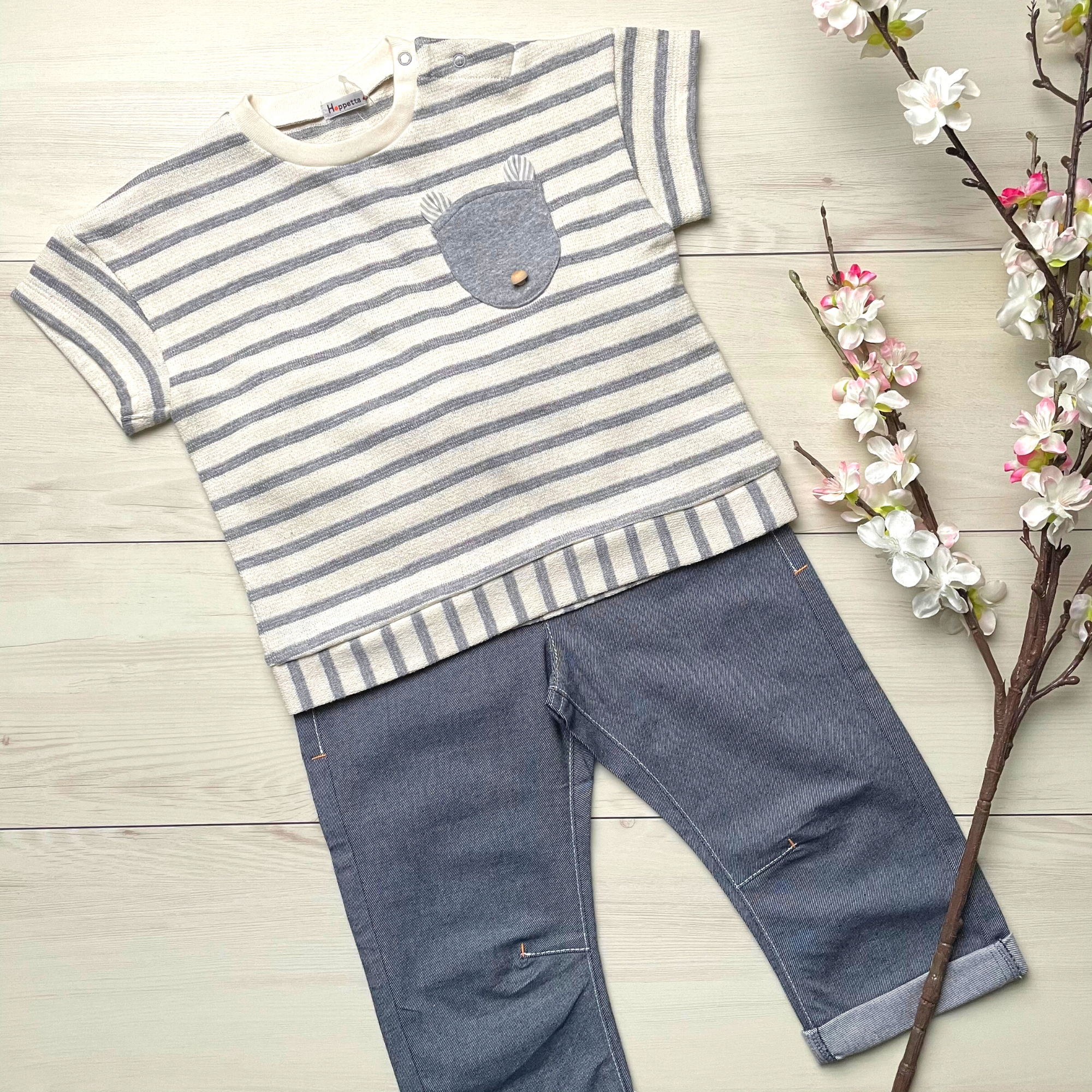 10mois Organic Denim Pants - Navy