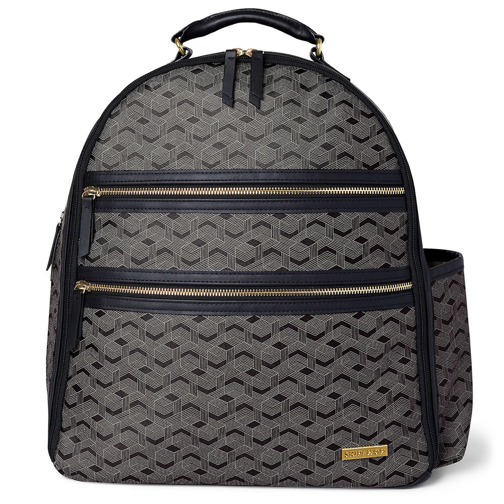 Skip Hop Deco Saffiano Backpack - Interweaved Lines