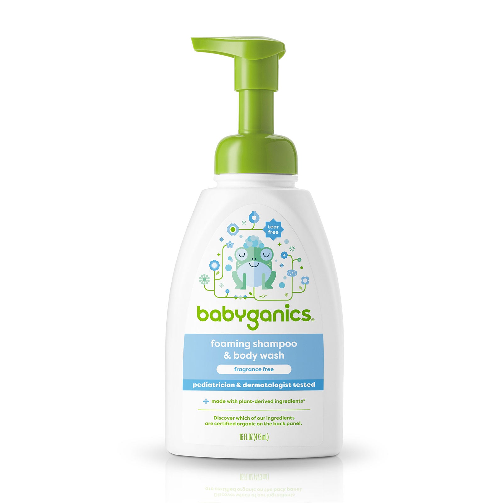 Babyganics Shampoo + Body Wash, 473ml, Fragrance Free
