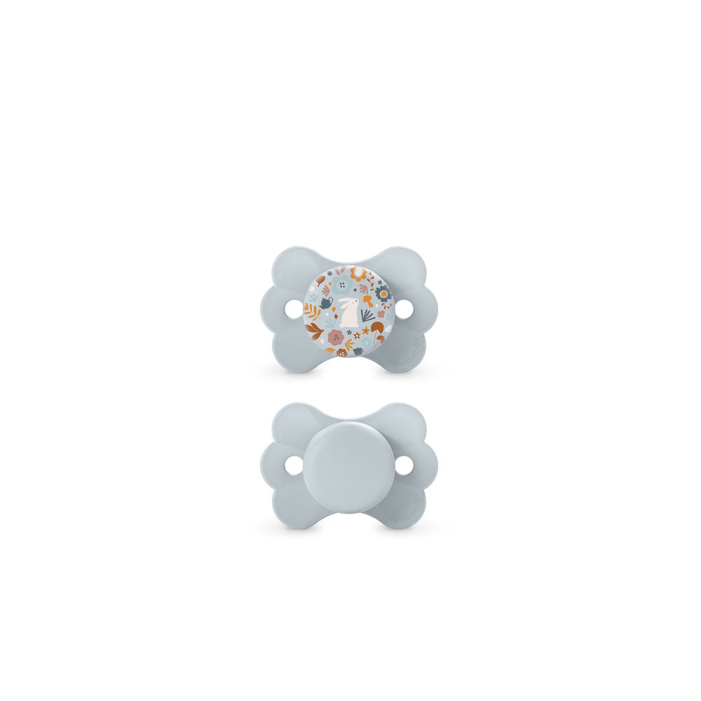 Suavinex Wonderland Butterfly SX Pro Soother 0-6 Months 2 Pack - Liberty Blue