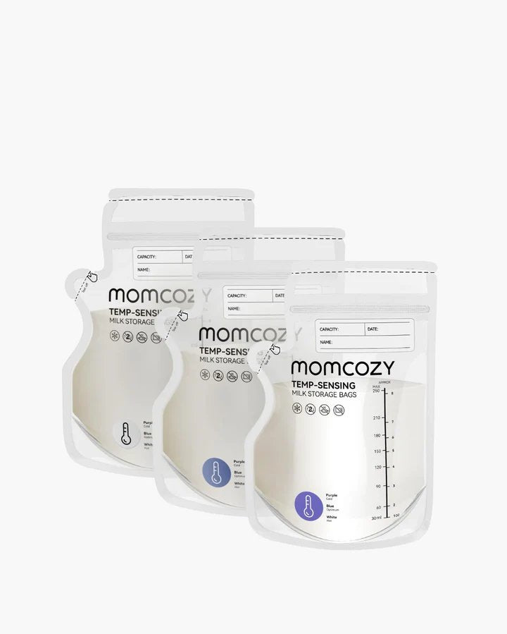 MOMCOZY Temperature Sensing Spout Breastmilk Storage Bags